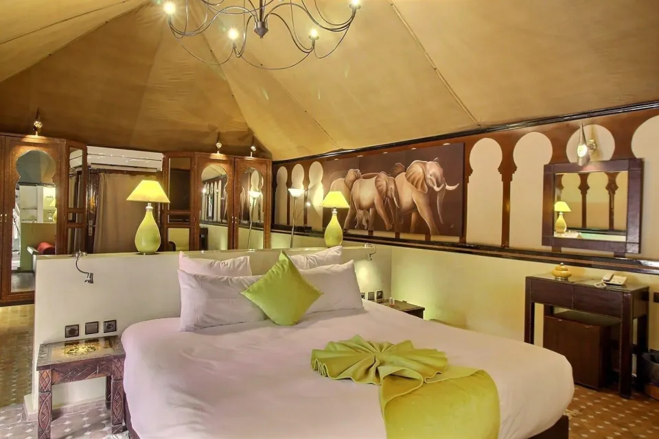 Bedroom of the imperial tent pavilion